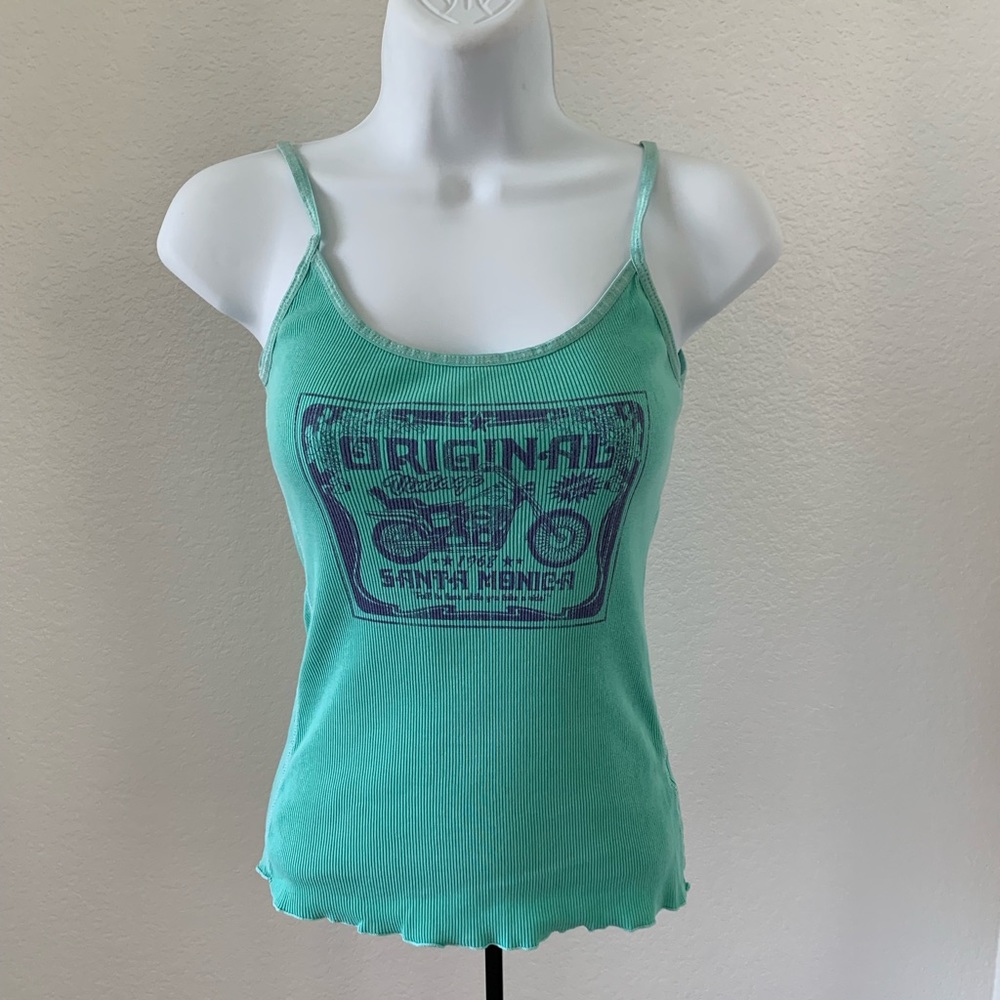 NOT FOR SALE ****Santa Monica Original Teal Tank Top